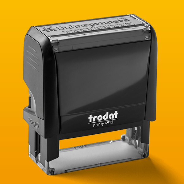 Trodat Printy Stempel gestalten 5,7x2,1cm | inklusive Stempelkissen