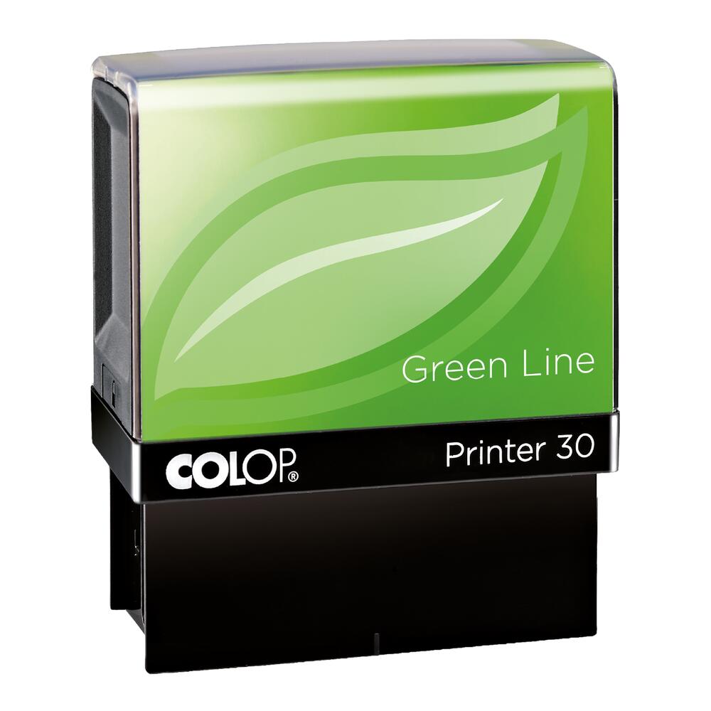 Colop Printer 30 Green Line | 4,7 x 1,8 cm | Textstempel | Adressstempel | Firmenstempel | Stempel online gestalten
