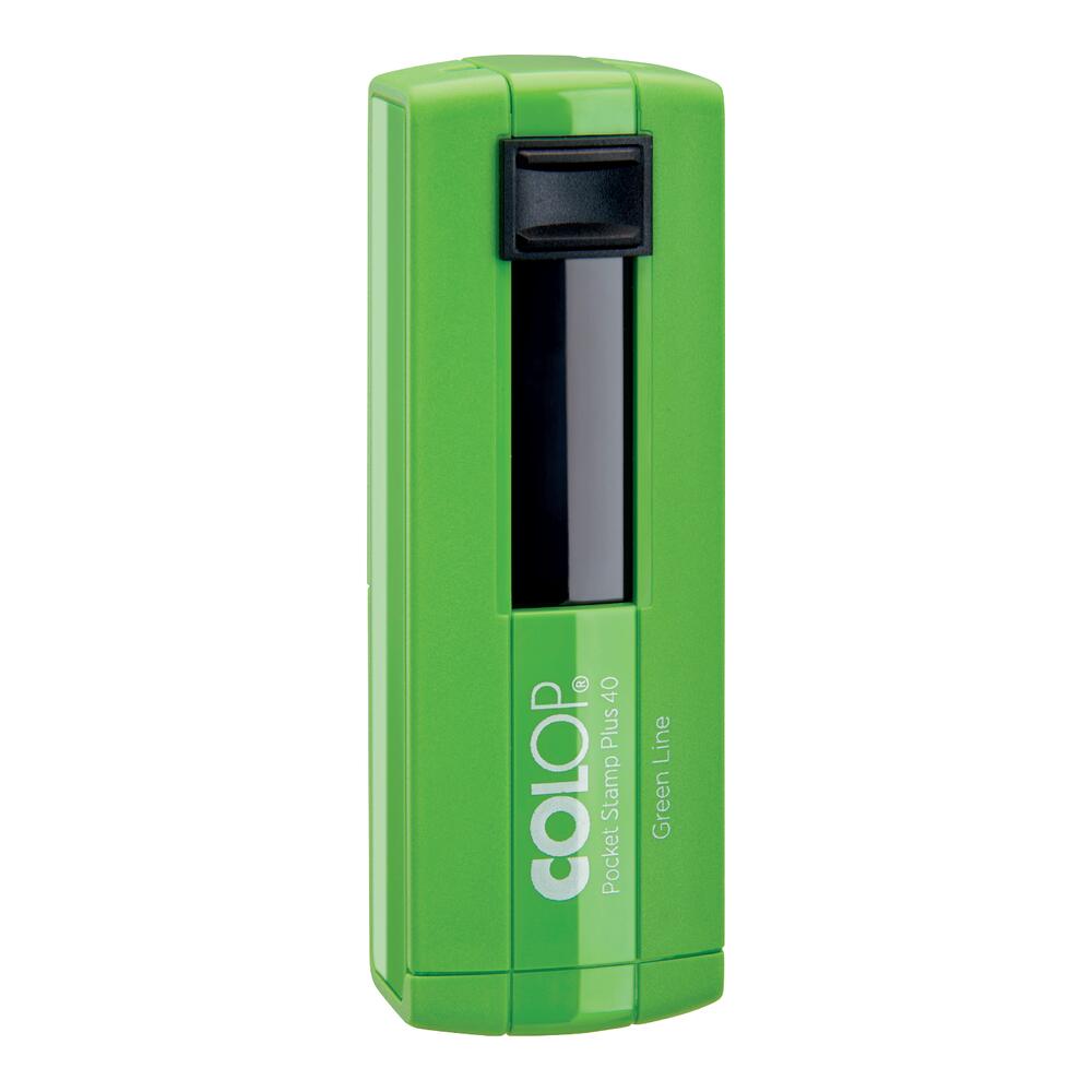 Colop Taschenstempel | 5,9 x 2,3 cm | Colop Pocket Stamp Plus 40 Green Line | Online gestalten