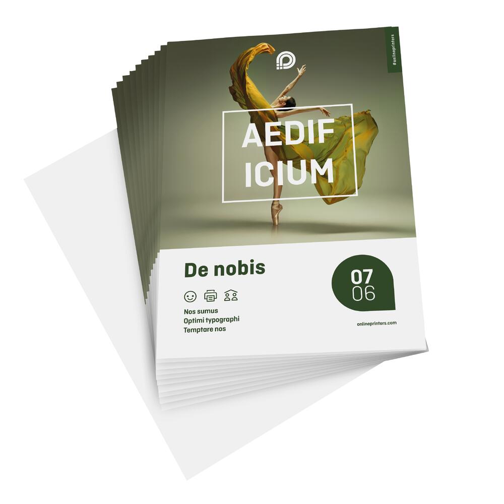 5000 Flyer DIN A5 drucken | einseitig bedruckt | 130 g/m² Bilderdruckpapier