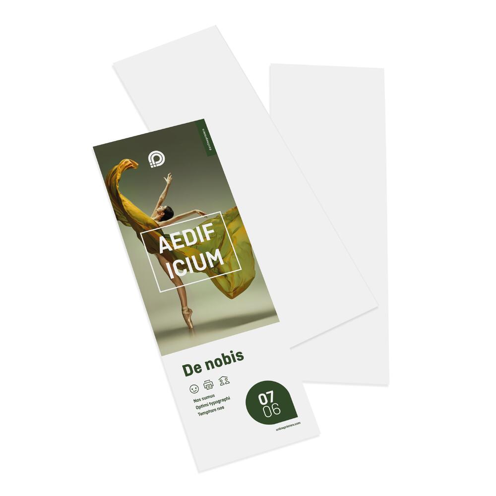 5000 Flyer DIN lang drucken | einseitig bedruckt | 130 g/m² Bilderdruckpapier