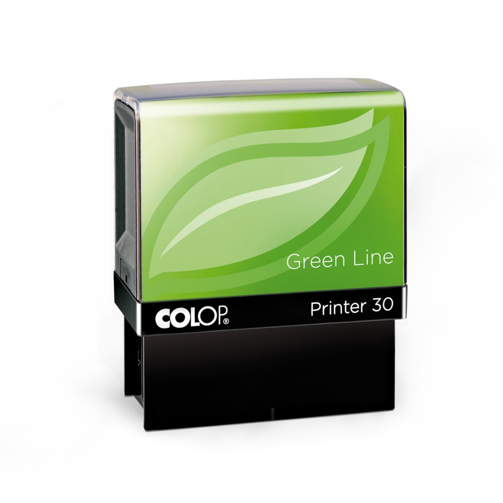 Colop Printer 30 Green Line | 4,7 x 1,8 cm | Textstempel | Adressstempel | Firmenstempel | Stempel online gestalten
