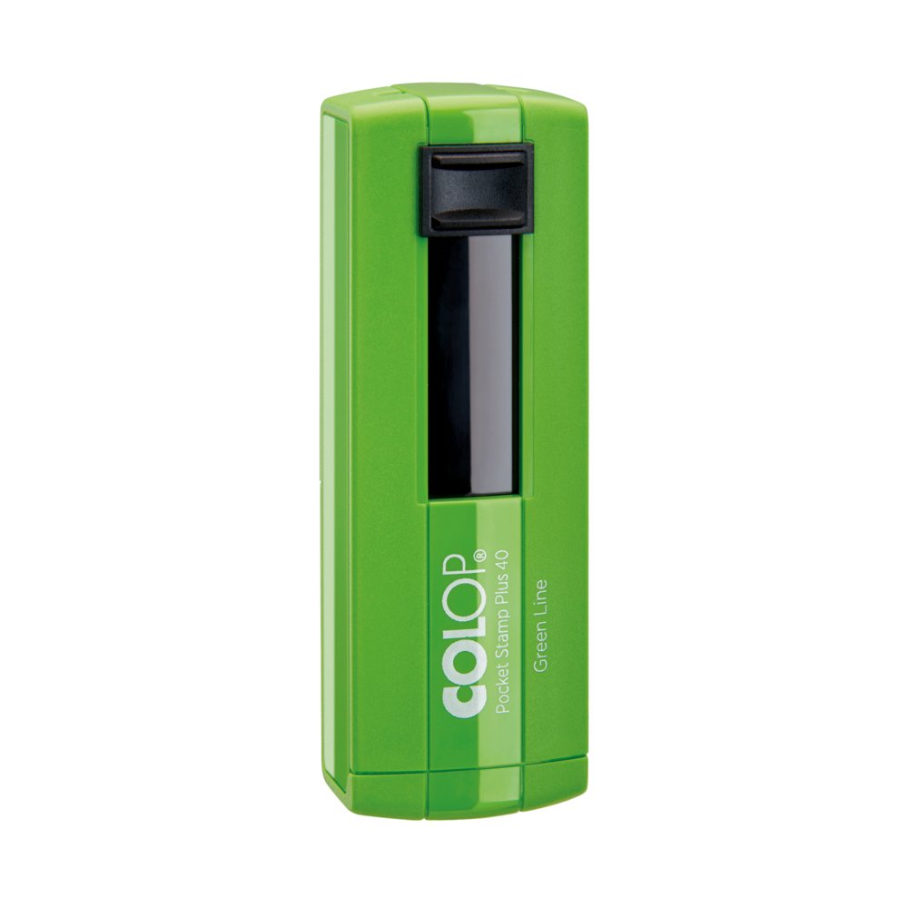 Colop Taschenstempel | 5,9 x 2,3 cm | Colop Pocket Stamp Plus 40 Green Line | Online gestalten