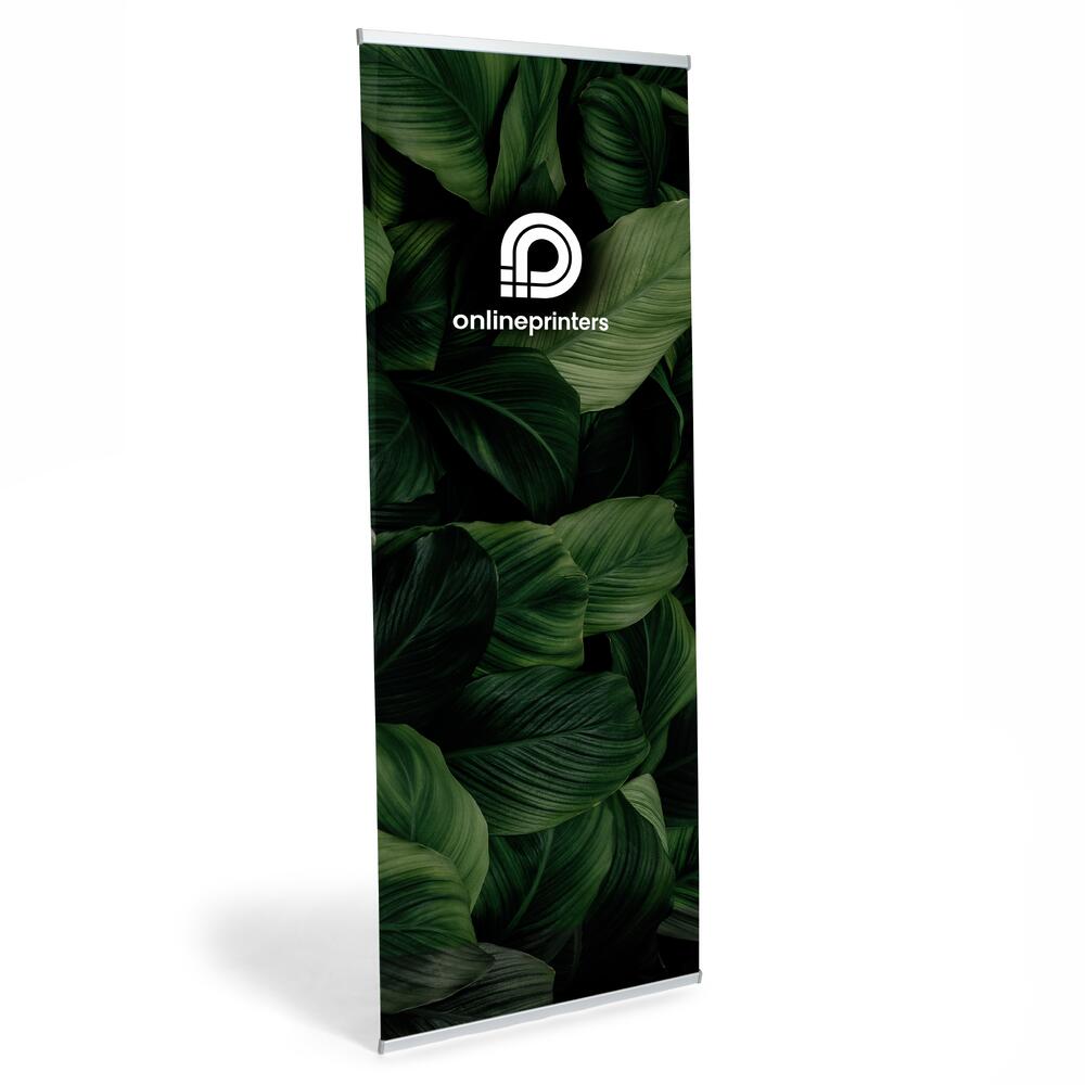 L-Banner System inkl. Druck & Transporttasche | 80x200cm | 500 g/m² PVC matt