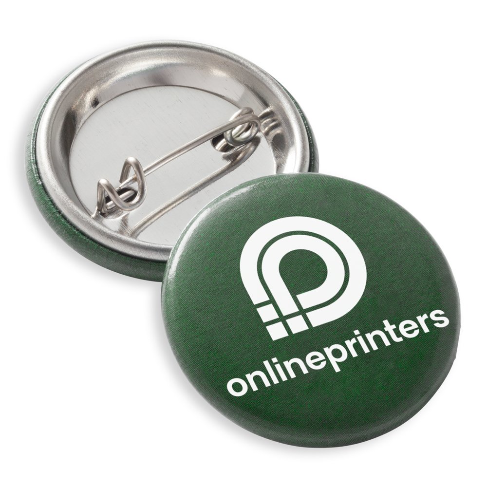 100 Buttons gestalten & bedrucken lassen, Rund, 2,5 cm
