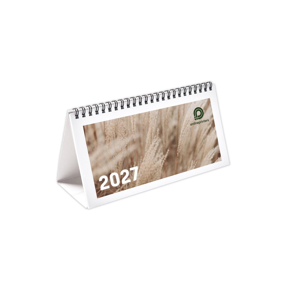 50 Tischkalender DIN lang drucken | 170 g/m² Bilderdruckpapier
