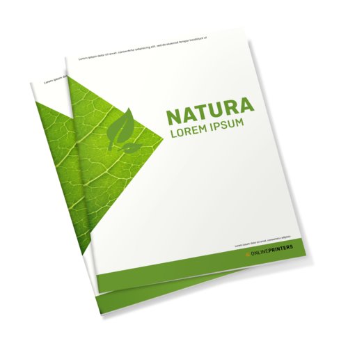 Broschüren, Öko-/Naturpapiere, Hochformat, A4 1