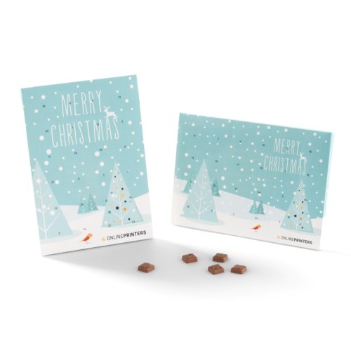 Kompakter Schoko-Adventskalender 1
