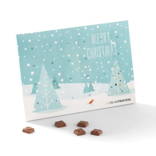 Kompakter Schoko-Adventskalender 2