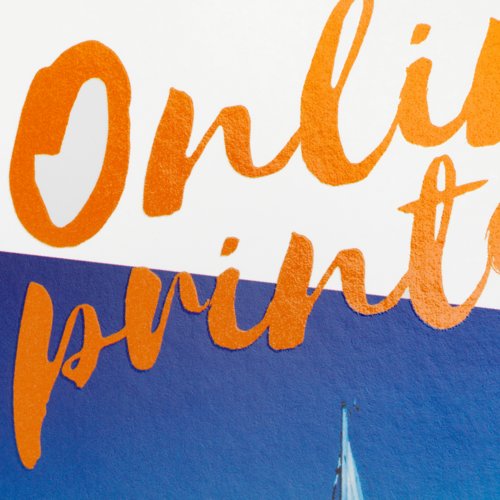Flyer mit partieller Veredelung, DIN A4, beidseitig bedruckt 2