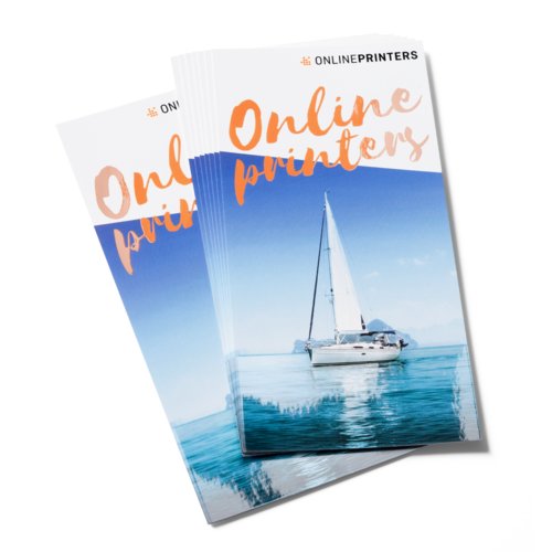 Flyer mit partieller Veredelung, DIN A4, beidseitig bedruckt 1