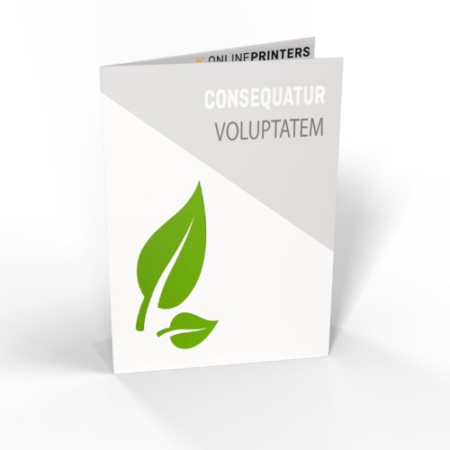 Klappkarten Öko-/Naturpapiere Hochformat, DIN A4 1