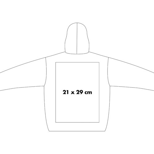 Baumwoll-Hoodie mit Kapuze und Kngurutasche.