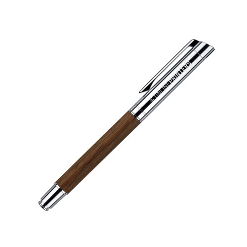 Holzfarbener Rollerball mit Clip.