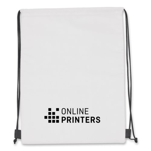 Weier Polyester Sportbeutel/Khltasche mit Kordelzug.