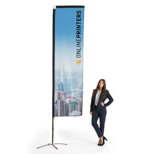 Squareflag inkl. Druck, 78 x 357 cm 1
