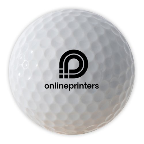 Weier Golfball im 3er Set mit Dimples.