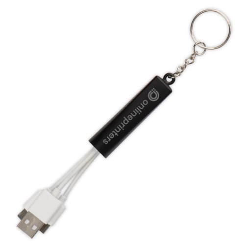 3in1 USB-Ladekabel mit Schlüsselanhänger Paulista 4