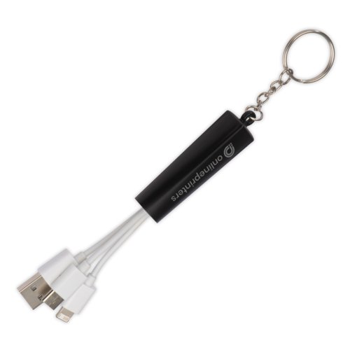 3in1 USB-Ladekabel mit Schlüsselanhänger Paulista 2