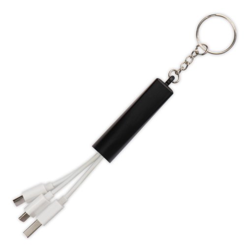 3in1 USB-Ladekabel mit Schlüsselanhänger Paulista 1