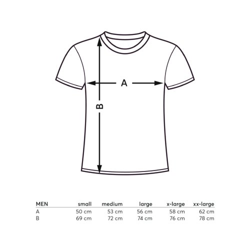 Baumwoll-T-Shirt mit kurzen rmeln und Rundhalsausschnitt, Unisex.