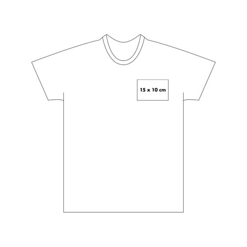 Unisex T-Shirt aus Baumwolle mit kurzen rmeln.