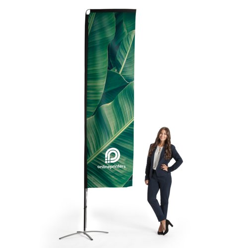 Squareflag inkl. Druck, 78 x 357 cm 1