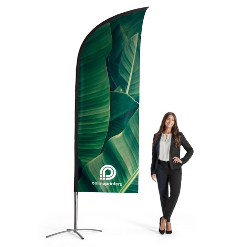 Wingflag System, inkl. Druck, 84 x 305 cm 1