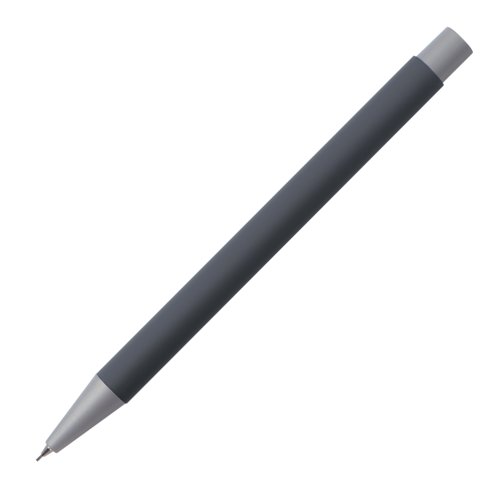 Anthrazitfarbener Druckbleistift mit abnehmbarer Kappe.
