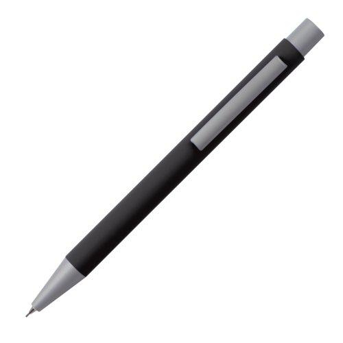 Schwarzer Druckbleistift mit Clip.