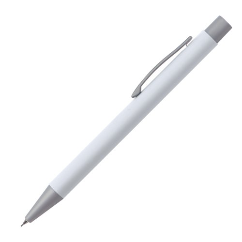 Weier Druckbleistift mit Clip und Druckmechanismus.