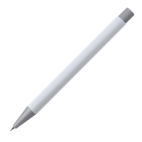Weier Druckbleistift mit Mine und Druckmechanismus.