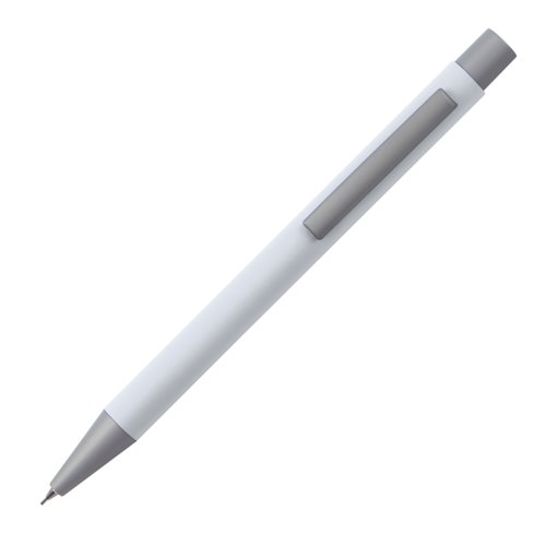 Weier Druckbleistift mit Clip und Druckmechanismus.