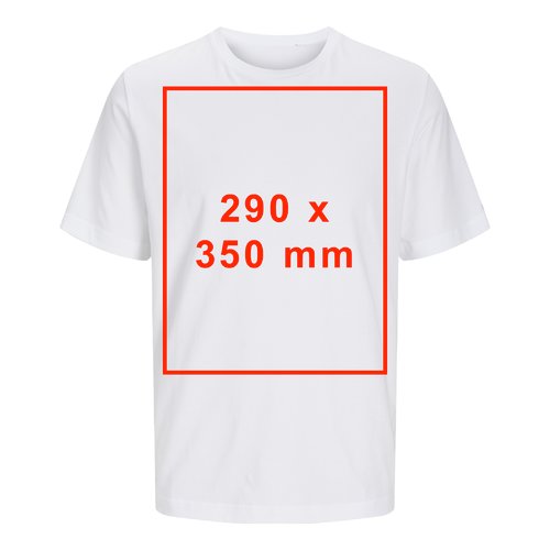 Weies Baumwoll-T-Shirt mit kurzen rmeln, unisex.