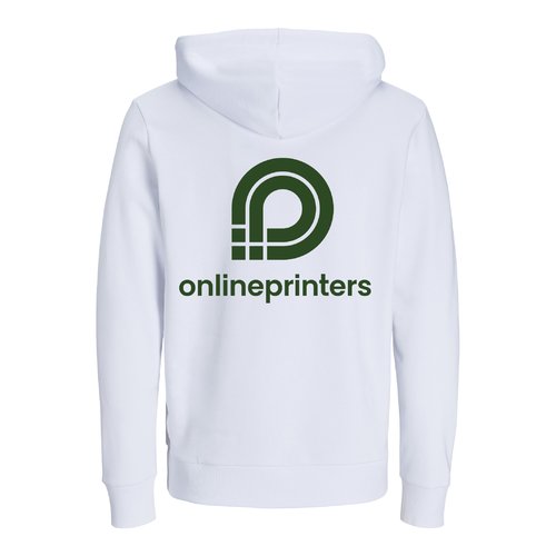 Weier Hoodie aus Bio-Baumwolle und recycelter Baumwolle mit Kapuze.