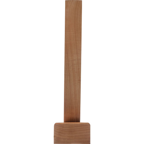 Beige Trophe mit Bambussockel fr Auszeichnungen.