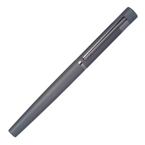 Anthrazitfarbenes Schreibset mit Stift und Zubehr.