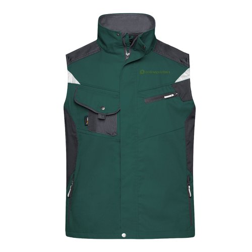 Unisex Arbeitsweste aus strapazierfhigem Material mit mehreren Taschen.