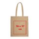 Recycelte Baumwoll-Tasche mit Tragegriffen.