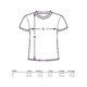 Baumwoll-T-Shirt mit kurzen rmeln und Rundhalsausschnitt, Unisex.