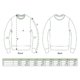 Sweatshirt aus Stoff mit Rundhalsausschnitt und langen rmeln.