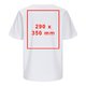 Weies Damen T-Shirt aus Premium Material mit kurzen rmeln.