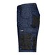 Marineblaue Arbeits-Shorts aus Polyester-Baumwoll-Mischgewebe mit mehreren Taschen.