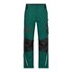 Grüne Arbeits-Hose aus strapazierfähigem Material mit praktischen Taschen.