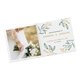 Papier-Hochzeitskarte mit partiellem Heifoliendruck.
