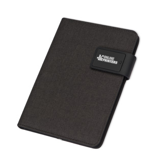 A5 Schreibmappe mit Powerbank & LED Padua