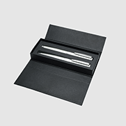 senator Image Chrome Set Kugelschreiber und Rollerball mit Etui