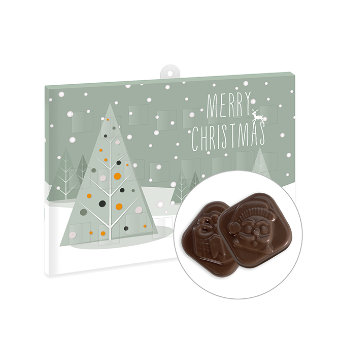 reinpapier Schoko-Adventskalender