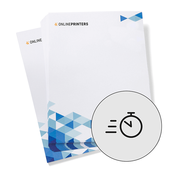 Briefpapier Blitzdruck 12 Uhr