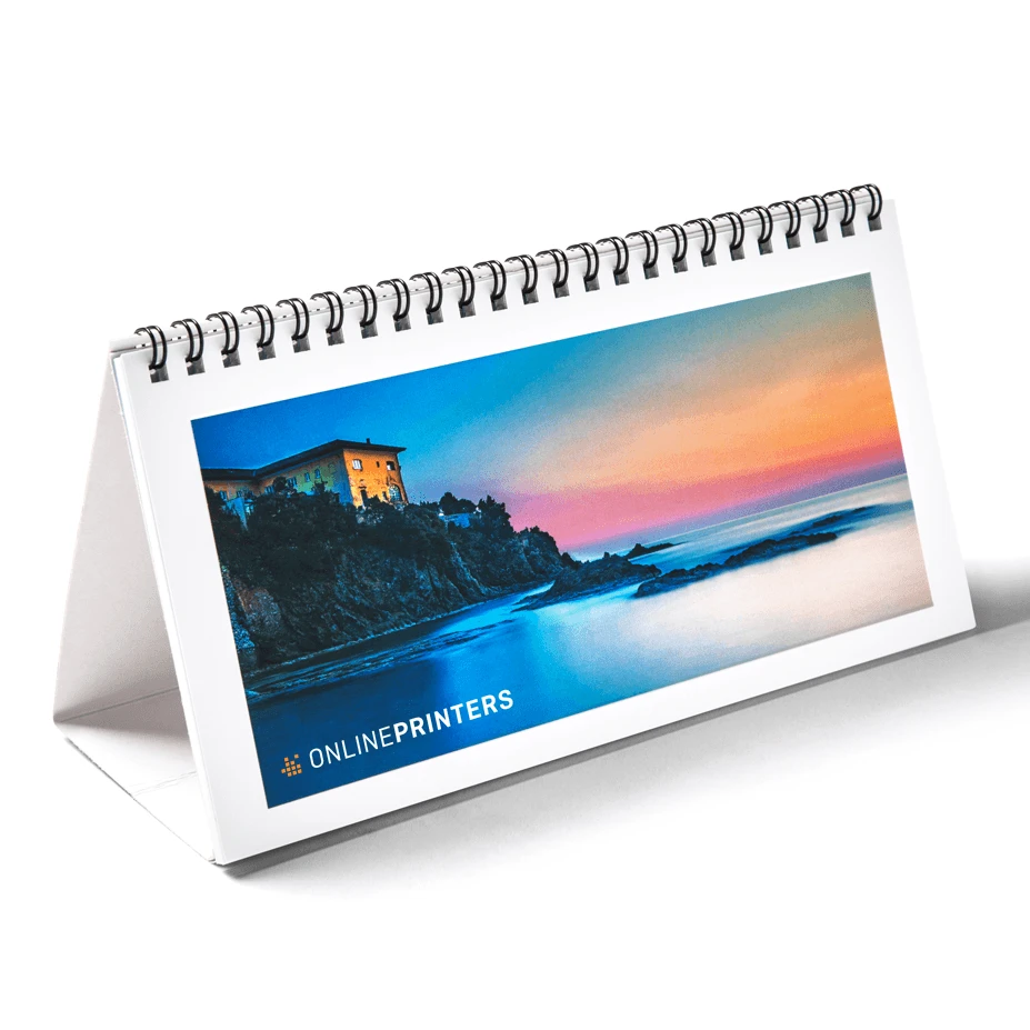 25 Tischkalender DIN lang drucken | 170 g/m² Bilderdruckpapier
